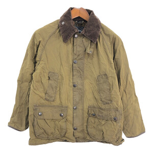 00年代 イングランド製 Barbour バブアー BEDALEビデイル オイルドジャケット カーキ (メンズ C38/97CM) 中古 古着 R6326