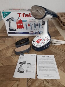 家電１】T-fal ACCESS STEAM ティファール アクセススチーム DR8085 通電動作確認済み スチームアイロン ハンディアイロン シワ伸ばし 現状