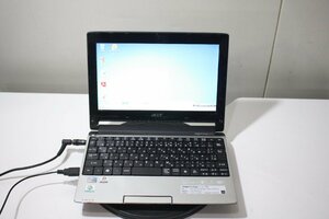 【PK74】レア! win 7搭載 Acer ASPIRE ONE 533 部品取り・修理ベース用　ジャンク　