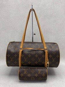 LOUIS VUITTON◆1)パピヨン30_モノグラム・キャンバス_BRW/PVC/BRW