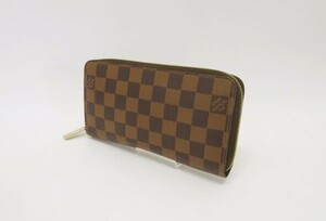 ♪hafn2934-3 511 LOUIS VUITTON ルイ・ヴィトン ダミエ ジッピーウォレット N60015 CA1153 財布 長財布