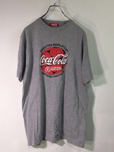 2002 FIFA WORLD CUP コカコーラ ワールドカップ Tシャツ グレー