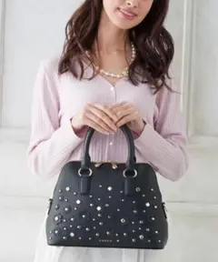 新品タグ付き♡TOCCA トッカ　レザー トートバッグ ハンドバッグ 花