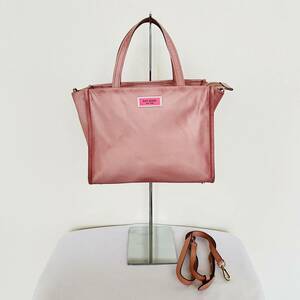 CD750cc kate spade new york ケイト・スペード ニューヨークハンドバッグ ショルダーバッグ2WAY ピンク　レディース　ナイロンバック