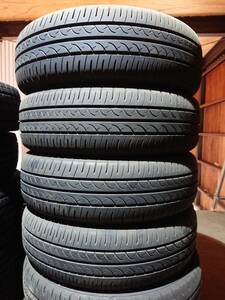 札幌 引き取り可 155/65R13 4本 YOKOHAMA BluEarth 格安溝あり 夏タイヤ中古 ワゴンRライフラパン など IK-398TF