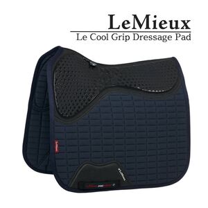 Lemieux　馬場ゼッケン　乗馬ゼッケン　ウルトラグリップ　馬術　馬　ネイビー ハーフパッド 乗馬用品 馬具 馬場