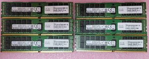 メモリ　SAMSUNG(CISCO)　32GB 2Rx4　PC4-2400T　Registered RDIMM　6枚セット　計192GB　M393A4K40CB1