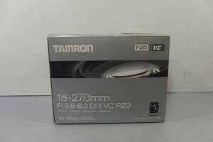 ◆新品未使用 TAMRON(タムロン) ズームレンズ 18-270mm F/3.5-6.3 Di II(Di2) VC PZD (Model：B008N) ブラック Nikon(ニコン)用