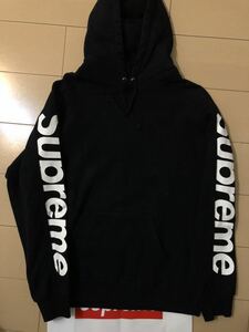 18ss Supreme Sideline Hooded sweatshirt パーカー　ボックスロゴ シュプリーム サイドライン　トレーナー　Mサイズ　黒　BLACK