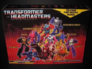 新品!送無! ヘッドマスターセット　Headmasters/グランド、カーク、ラーファー等10体セット/トランスフォーマーＧ1海外版●到着まで6週間●