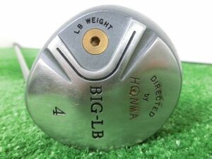 ♪HONMA ホンマ BIG-LB 4W フェアウェイウッド ?°/純正 シャフト TITANIUM CARBON FLEX-R-1 G4158♪