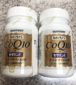 [送料無料] 新品未開封 サントリー 自然のちから CoQ10 コエンザイム セサミンE 90粒 ×2本 期限2025.3 [即決]