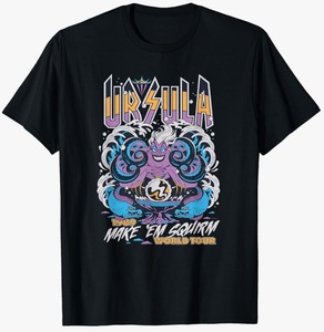 ディズニー ★ ヴィランズ アースラ ブラックA Ｔシャツ 4XL 