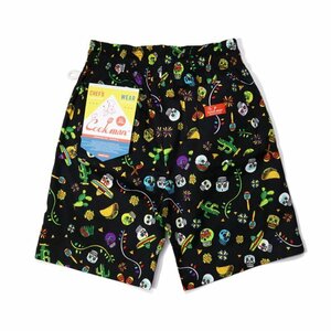 新品 Cookman クックマン メキシコ メキシカン 総柄 ポップ S ショートパンツ ハーフパンツ 柄ショーツ クリックポスト発送(ポスト投函)