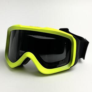 KOMONO スノーゴーグル コモノ snow goggles イエロー ブラック スノーボード スキー ウィンター 処分 未使用品