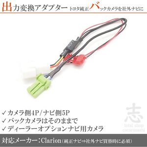 トヨタ イクリプス ダイハツ 純正バックカメラ を MAX7700 12V から 6V 接続コード RCA 社外ナビ