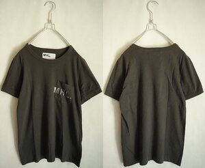 2019S/S MHL.マーガレットハウエル☆ Tシャツサイズ2 カーキグレー 日本製☆レアカラー