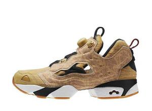 Limited Edt SBTG Reebok Instapump Fury Feline Fury "Walnut/Golden Wheat" 27cm BD2902