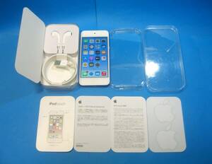 Apple iPod touch 第7世代 128GB ブルー バッテリー良好 備品付き MVJ32J/A -Tag 08g24