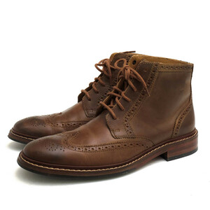 COLE HAAN コールハーン レースアップブーツ C20291 Williams Welt Boots in Camel 牛革 ストームウェルト ウイングチップ