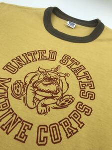 TOYS McCOY半袖トイズマッコイ　McHILL 　マックヒル　USMC Teeシャツ/黄/M/フリーホイラーズ