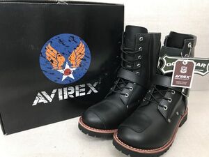 (shoes) 未使用品 AVIREX アヴィレックス AV2100-01 バイカーブーツ　 L567　　TK542