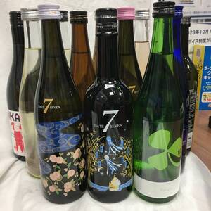 【未開栓】地酒 日本酒 12本まとめ 720ml×11本 750ml×1本 アルコール13～16% DATE SEVEN 19 