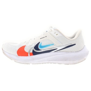 NIKE ナイキ AIR ZOOM PEGASUS 40 エア ズーム ペガサス 40 ランニングシューズ ローカットスニーカー ホワイト US9/27cm FB7179-100