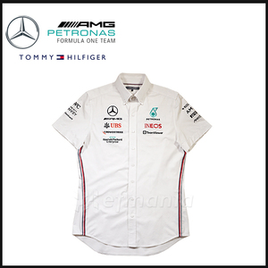 【非売品】2023 メルセデスAMG F1 支給品 ピットシャツ S トミーヒルフィガー ★日本GP 鈴鹿サーキット ルイス・ハミルトン ラッセル