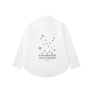 Maison Margiela メゾンマルジェラ シャツ MM6 シャツドレス ロゴ シャツ 中古 希少 ホワイト Mサイズ