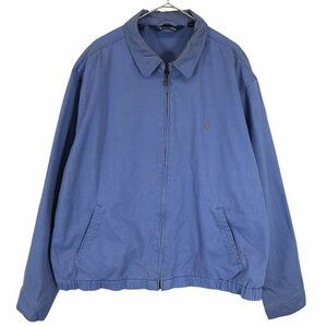 90年代 Polo by Ralph Lauren ポロラルフローレン スイングトップ アメカジ ブルーグレー (メンズ XL) O2901