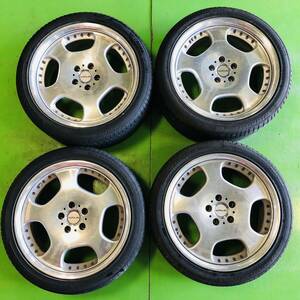 NT533 中古 WALD DUCHATELET ヴァルド ドゥシャトレ ホイール 19×8.5J +45 19×9.5J +43 PCD 114.3 タイヤ 245/40R19 275/35R19 4本