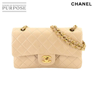 シャネル CHANEL マトラッセ 23 チェーン ショルダー バッグ レザー ベージュ A01113 ヴィンテージ ゴールド 金具 90242285