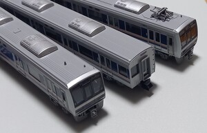 TOMIX 92342加工品 207系2000番台 増結3両編成セット(動力無し・車両のみ) 