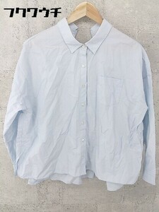 ◇ ◎ URBAN RESEARCH アーバンリサーチ 長袖 シャツ サイズF ブルー レディース