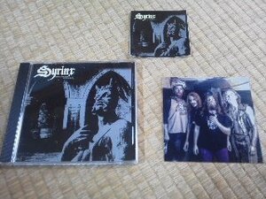 世界80枚限定盤 サイン+メッセージ付+ T-シャツ Syrinx - Embrace the Dark- Seek the Light, Black Sabbath/Witchfinder General 