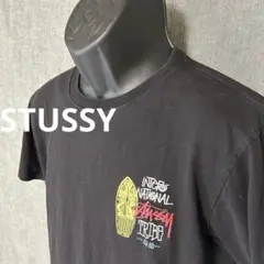 STUSSY ステューシー　Tシャツ・カットソー　S size ブラック　黒