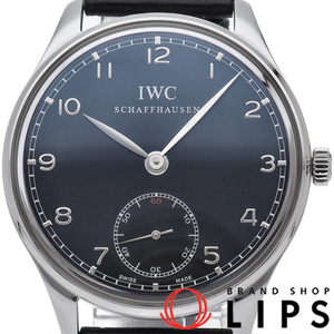 インターナショナルウォッチカンパニー IWC ポルトギーゼ ハンドワインド IW545407 SS/革 メンズ時計 ブラック 仕