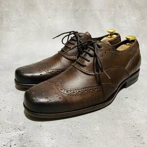 クラークス　clarks（6）革靴　ドレスシューズ　ウィングチップ　ブラウン