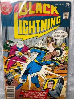 Black Lightning 1977 ブラックライトニング アメコミリーフ