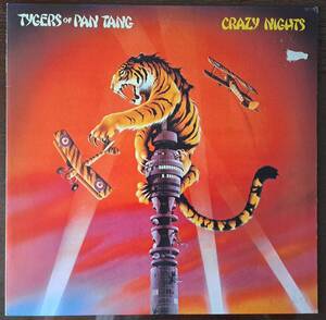 【LPレコード洋楽】TYGERS OF PAN TANG - CRAZY NIGHTS (タイガーズ・オブ・パンタン - クレイジー・ナイト)