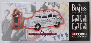 【未使用品】ビートルズ（BEATLES）コーギー（CORGI）ダイキャスト製「NEWSPAPER TAXI & FIGURE RITA METER MAID & METER」