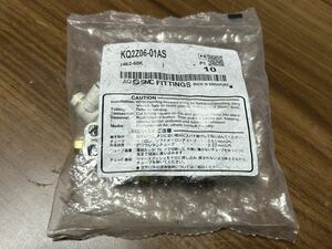 SMC KQ2Z06-01AS ワンタッチ管継手 新品10個入 φ6 ブランチユニバーサルエルボ 