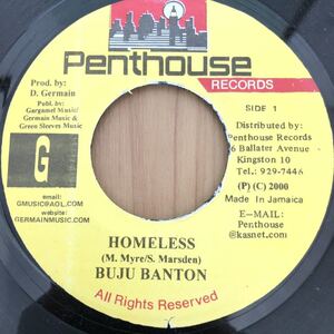 送料無料★レア 大HIT2000年ブジュ ダンスホール!! HOMELESS / BUJU BANTON★試聴あり