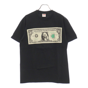 SUPREME シュプリーム 17AW Doller Tee フロントプリント クルーネック半袖Tシャツ ブラック