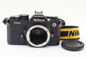 ★新品級　動作確認済★ NIKON ニコン New FM2 ブラック　フィルムカメラ　モルト新品交換済 防湿庫管理　#M017