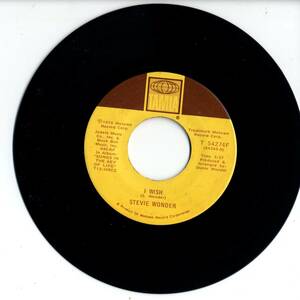 Stevie Wonder 「I Wish/ You And I」米国TAMLA盤EPレコード　