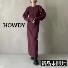 【新品未開封】HOWDY thermal long op （bourdeax）