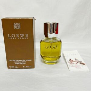 ★希少★100ml★ LOEWE POUR HOMME EAU DE TOILETTE 香水 スペイン製 フレグランス ロエベ プールオム オーデトワレ(05076A