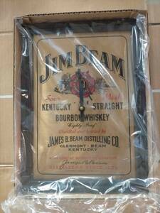 非売品 ジム・ビーム 時計 オリジナル ブラス クロック ケンタッキー バーボン ウイスキー KENTUCKY BOURBON WHISKEY JIM BEAM CLOCK